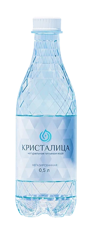 Бутылка негазированной питьевой воды «Кристалица» 0,5 л